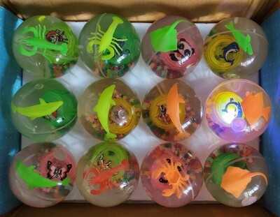 Glitter Ball Sea Animals 1PCS