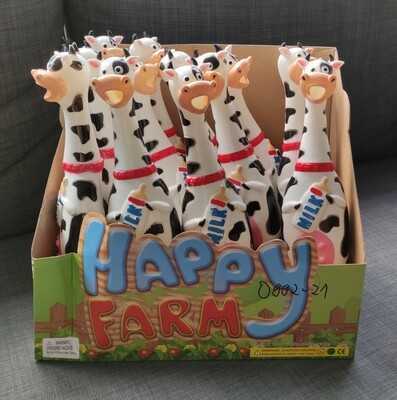 Wyciśnij mnie Happy Farm White Cow 1szt